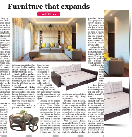 Press Coverage 7 The Hindu Decor 7 | Knock on Wood